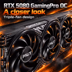 Palit GeForce RTX 5080 GamingPro OC 16GB GDDR7 - image 3