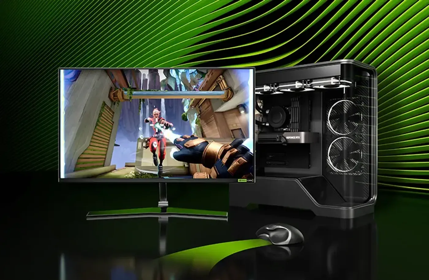 NVIDIA Reflex 2 technology demonstrating improved latency and target acquisition for competitive gaming