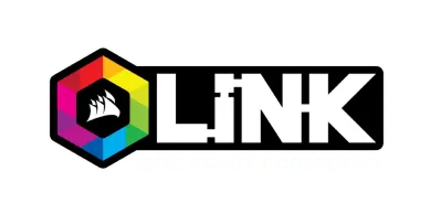 iCUE Link logo showing smart component ecosystem