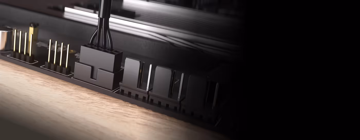 Illustration of the easy installation process using a standard 9-pin USB header