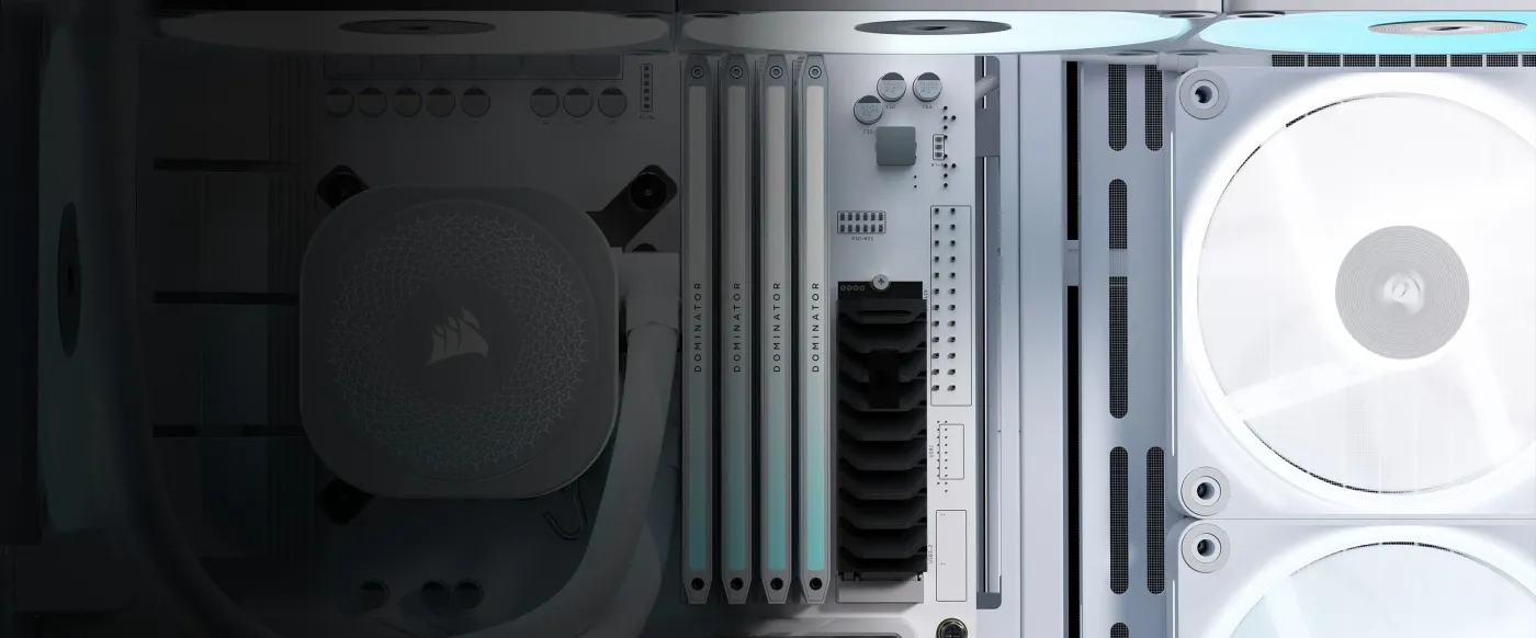 Clean cable management system with hidden routing channels