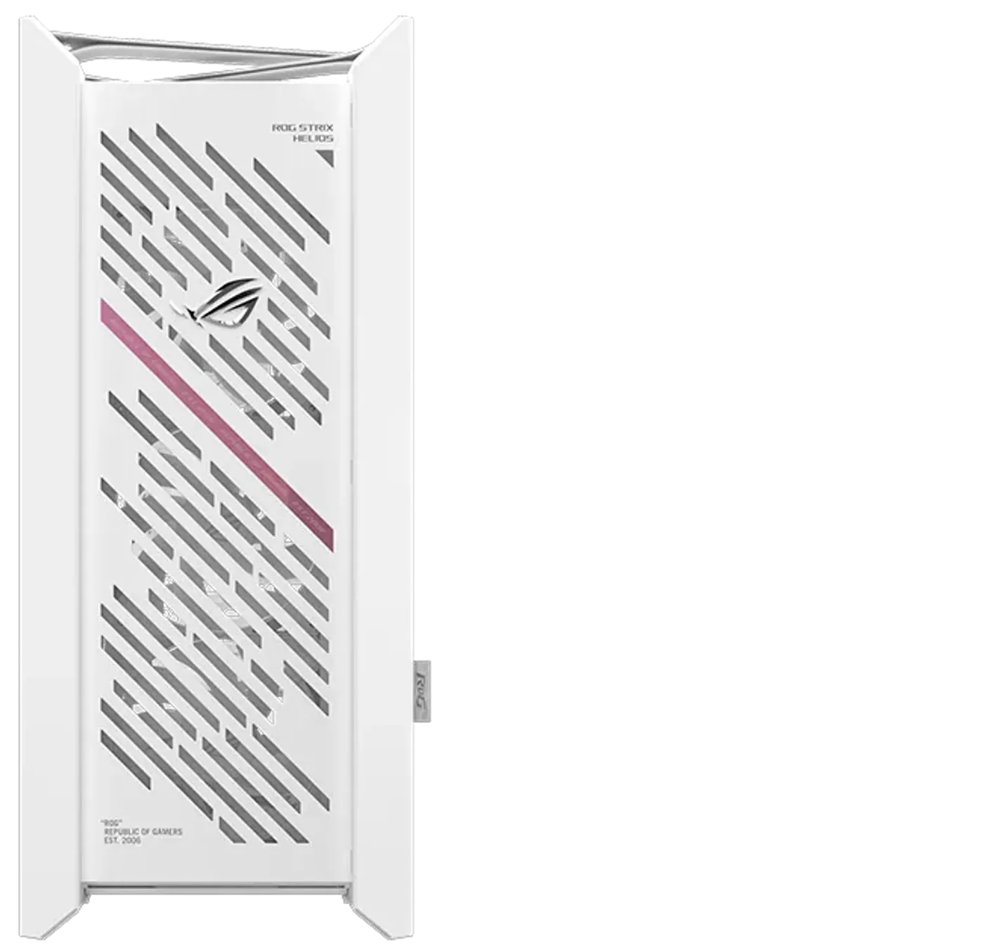 Helios II front panel with logo highlighted