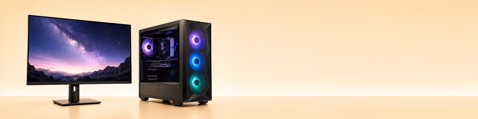 Desktop gaming PCs listed by current sales popularity at Evetech