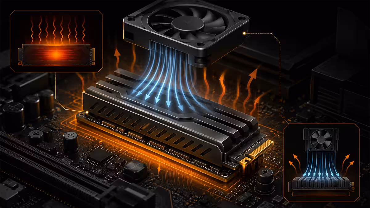Gen 5 SSD thermal cooling