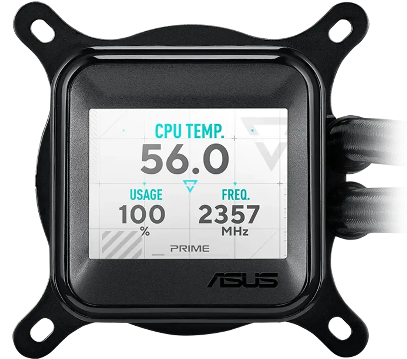 Front view of 2.3-inch LCD