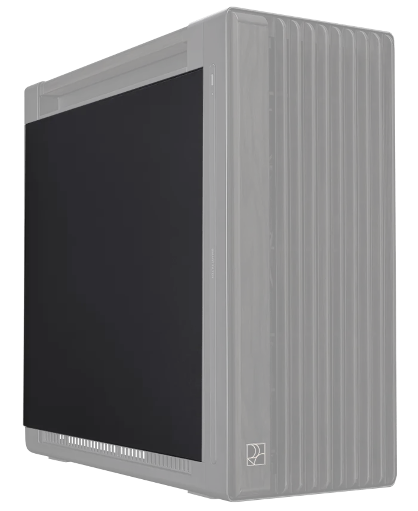 Two case versions showing metal and tempered glass side panels