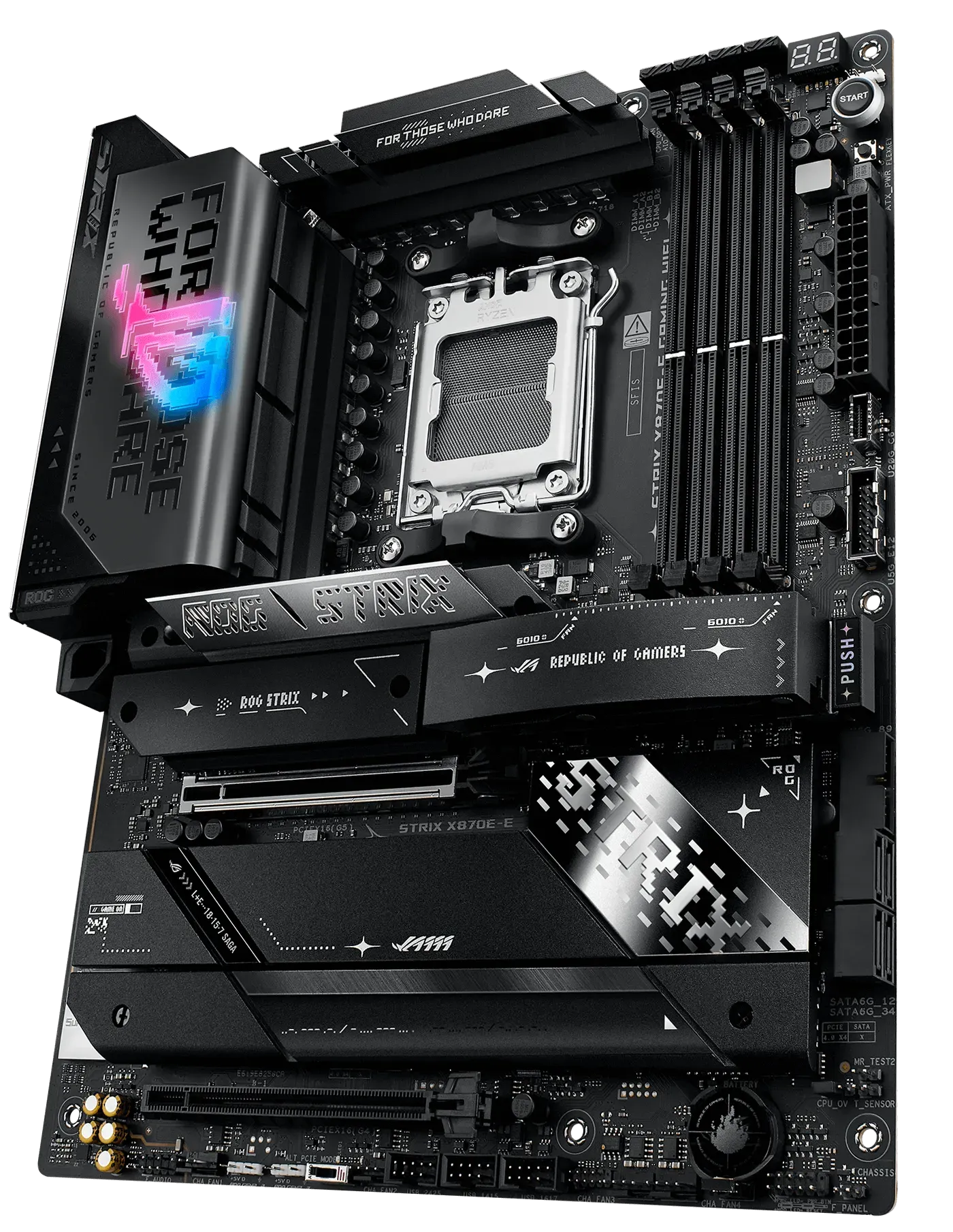 ASUS ROG Strix X870E-E AM5 ATX Motherboard — WiFi 7 | Evetech