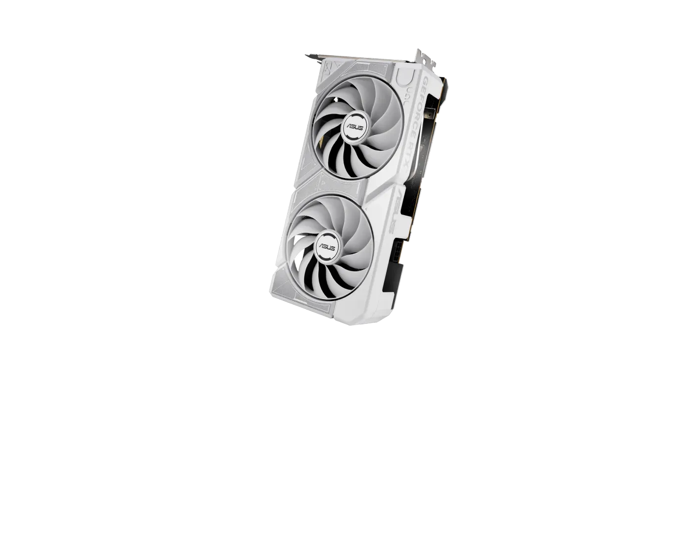 Dual GeForce RTX 5060 White Edition graphics card key visual