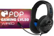 PDP LVL50 Wired Gaming Headset Black Camo for PS5/PS4 - image 1