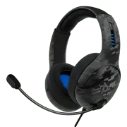 PDP LVL50 Wired Gaming Headset Black Camo for PS5/PS4 - image 2