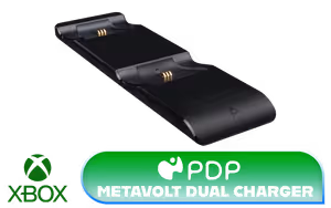 PDP Metavolt Dual Charger for Xbox | Charges 2 Controllers - Black - image 1