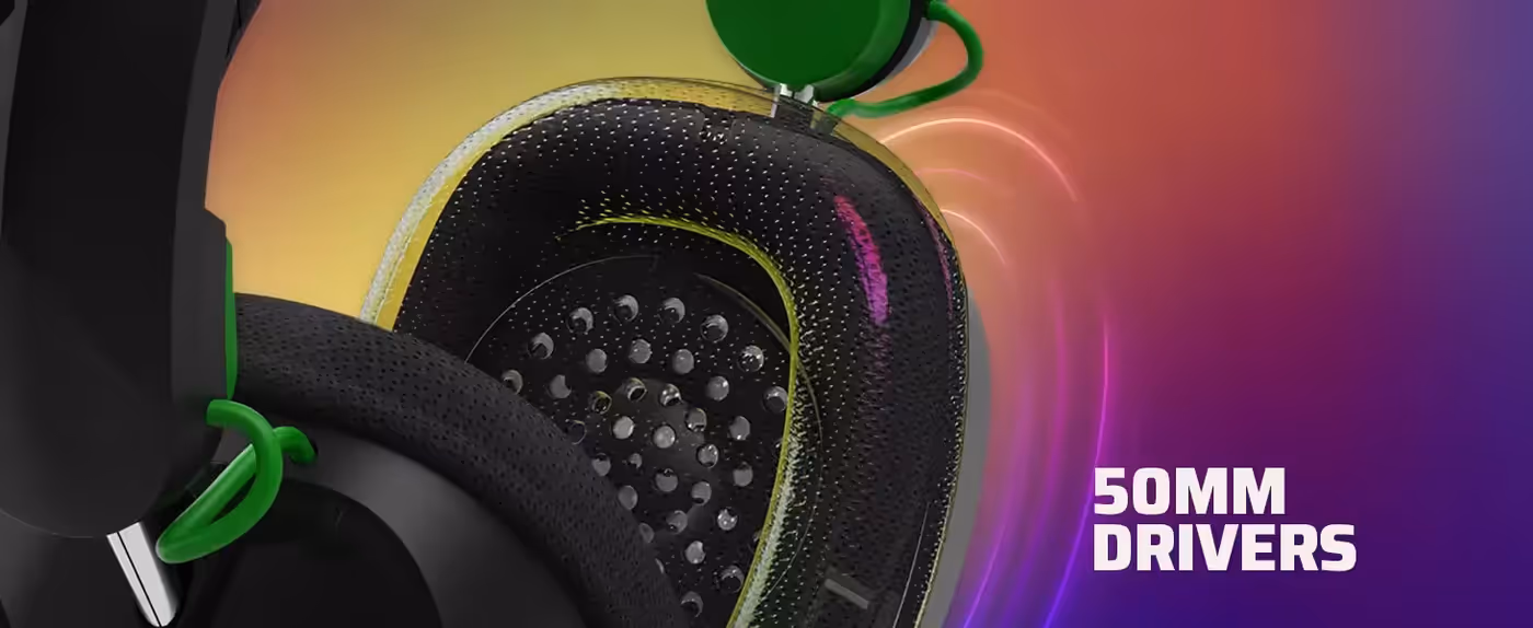 PDP Phantom Air headset showing its earcup controls