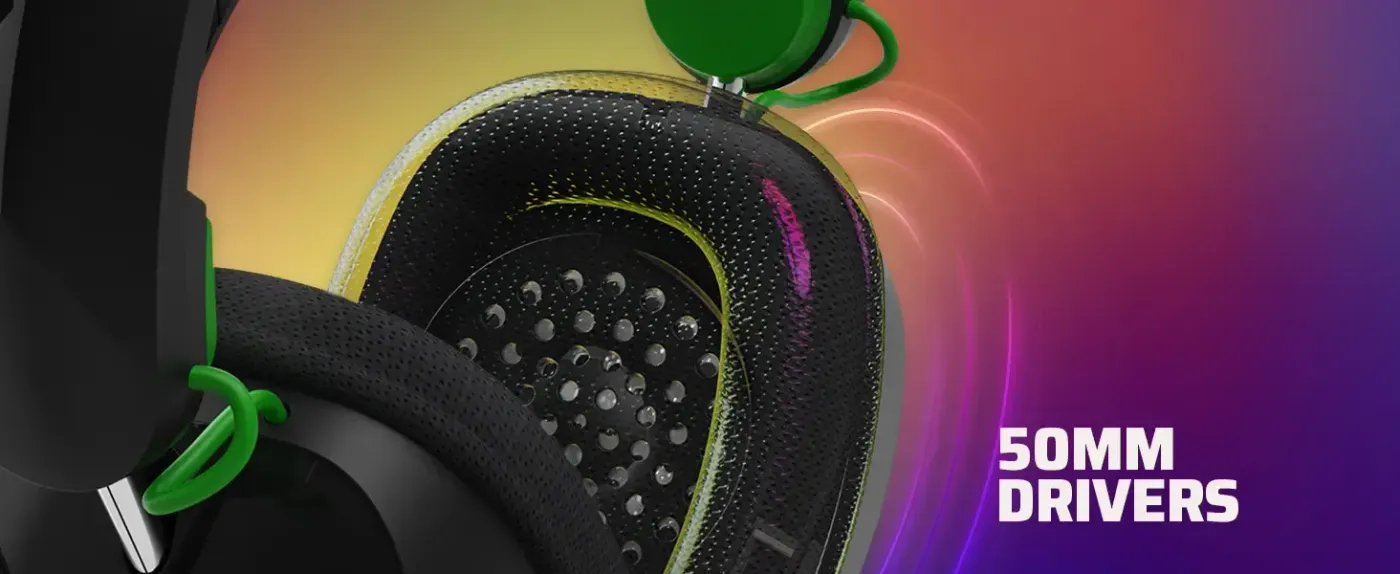 PDP Phantom Air headset showing its earcup controls