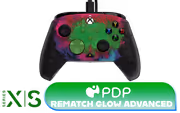 PDP Rematch Glow Wired Controller for Xbox Series X|S - Space Dust - image 1