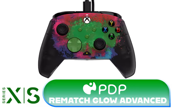 PDP Rematch Glow Wired Controller for Xbox Series X|S - Space Dust - image 1 PDP Rematch Glow Wired Controller for Xbox Series X|S - Space Dust - image 1