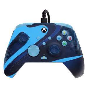 PDP Rematch Glow Wired Controller for Xbox Series X|S - Blue Tide - image 2