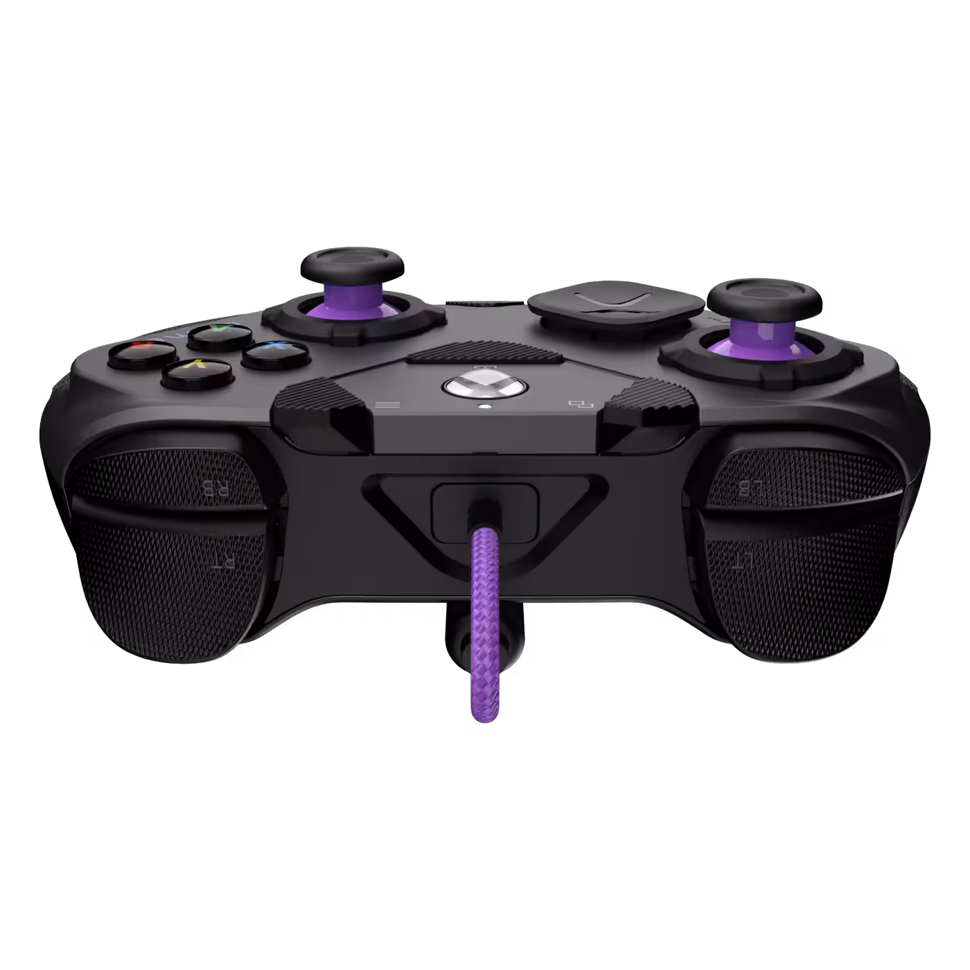 Top edge of the Victrix Gambit Prime with its cable