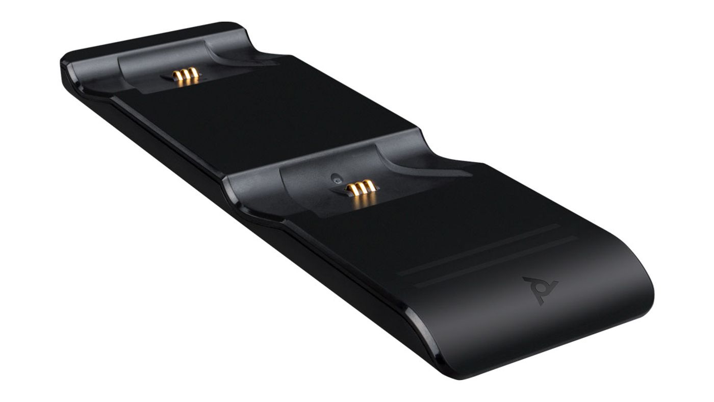 Empty PDP Metavolt dual charger showing its charging contacts