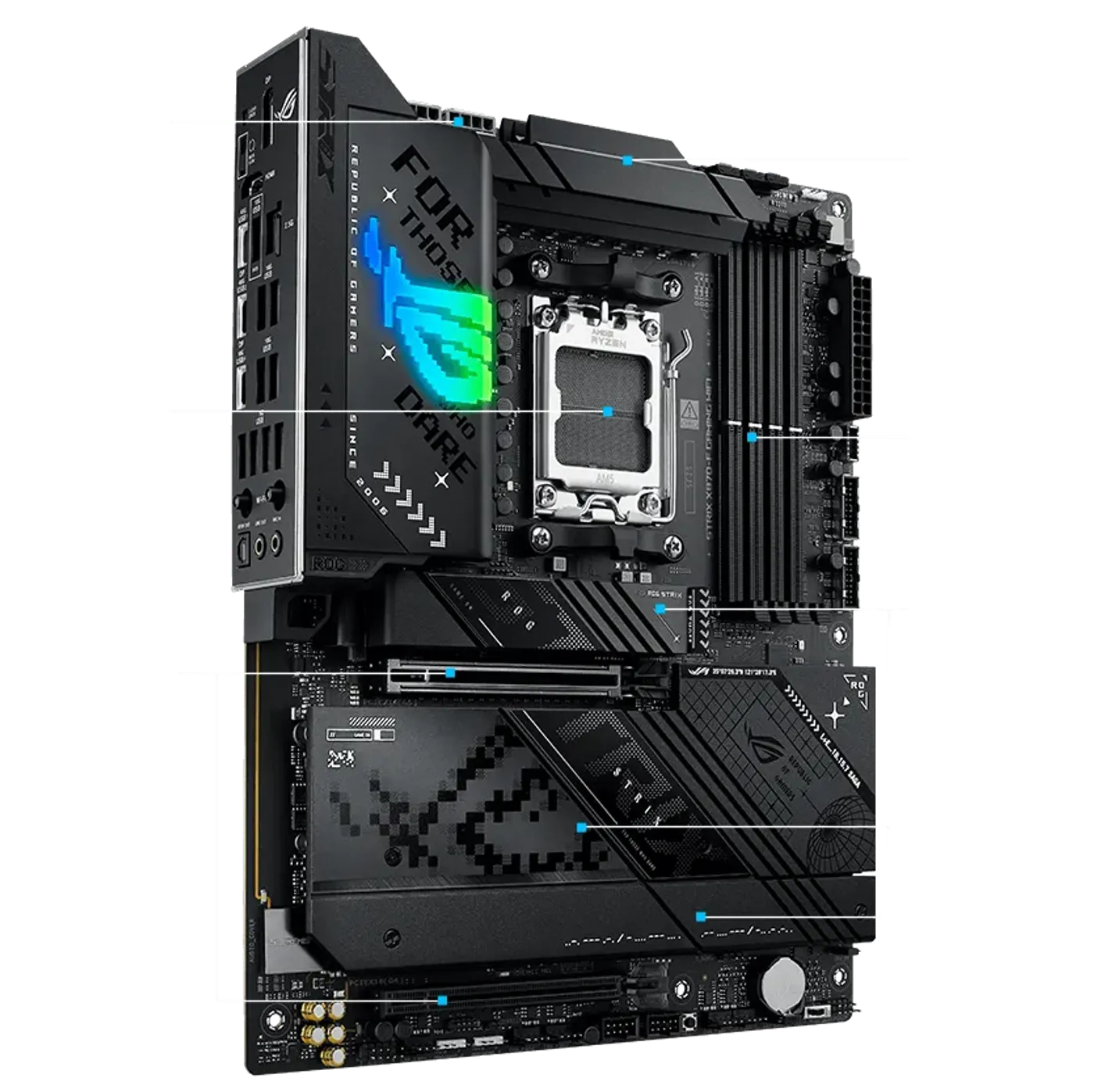 ASUS ROG STRIX X870-F GAMING WIFI — AM5 DDR5 PCIe5 | Evetech