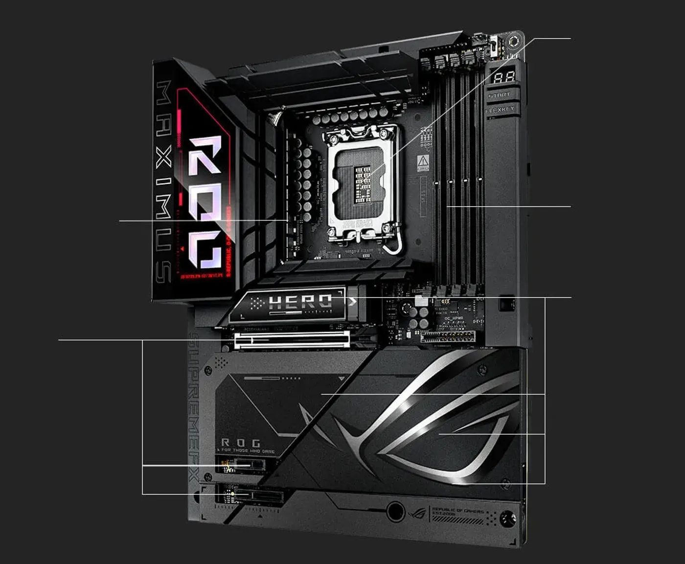 Performance specs of the ROG Maximus Z890 Hero BTF