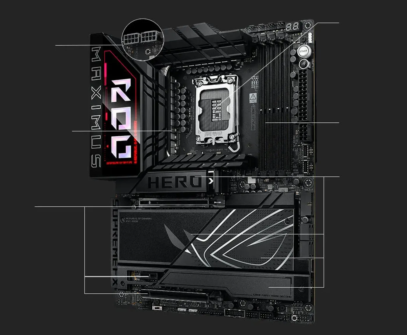 Performance specs of the ROG Maximus Z890 Hero