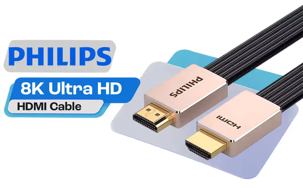 Philips 8K Ultra HD HDMI Cable | 48Gbps & eARC Support - image 1 Philips 8K Ultra HD HDMI Cable | 48Gbps & eARC Support - image 1