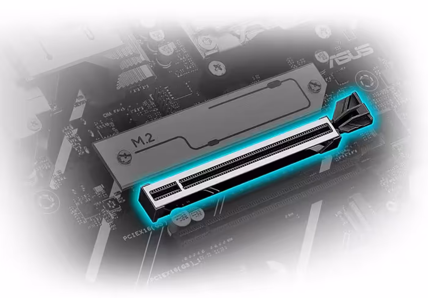 B650E MAX GAMING WIFI motherboard displaying PCIe 5.0 slot architecture for high-speed performance