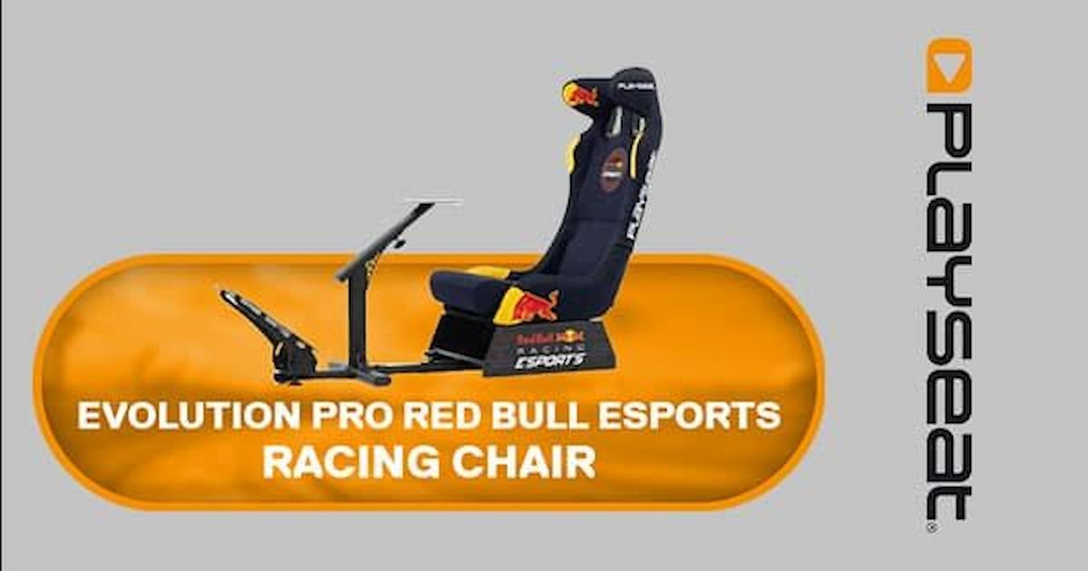 Playseat Evolution Pro Red Bull Racing Gaming Chair close-up view