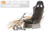 Playseat Evolution REM00004 Foldable Gaming Chair — Black - image 1