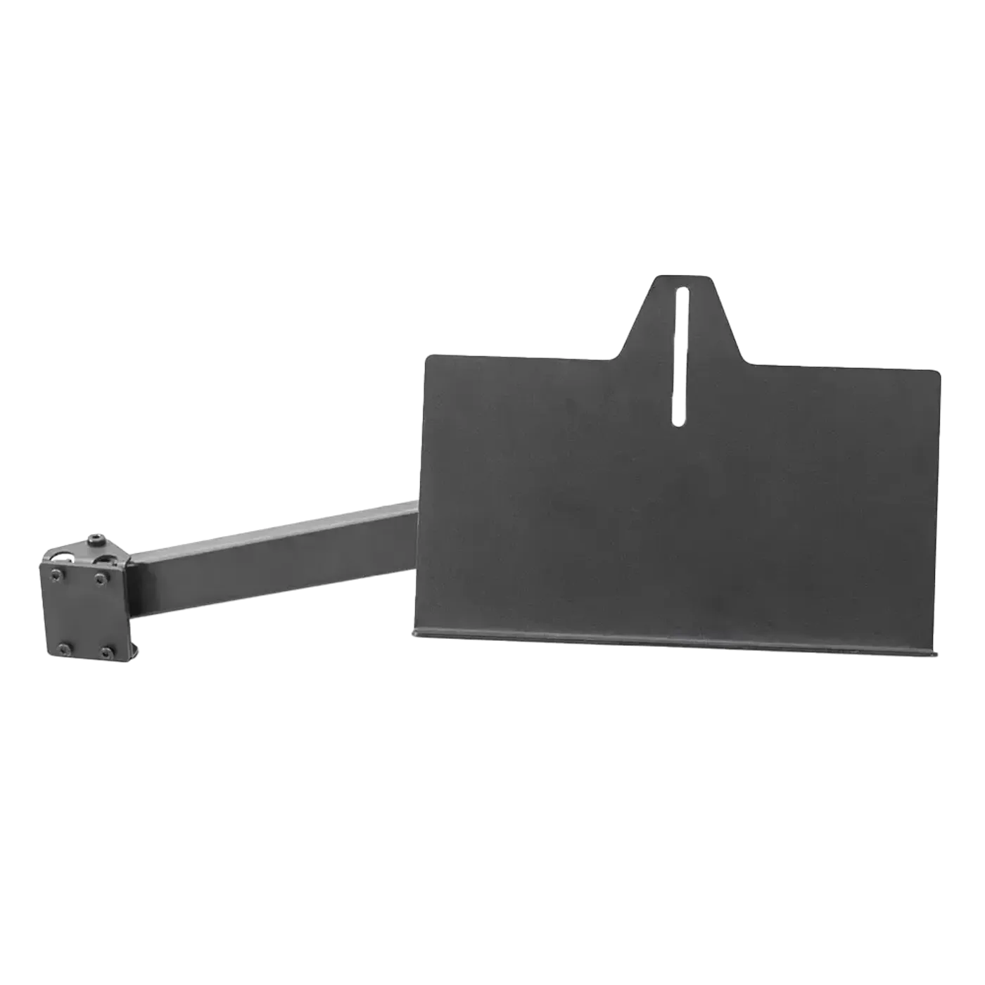 Playseat Keyboard Holder Pro mounted to a racing seat frame with a keyboard in place