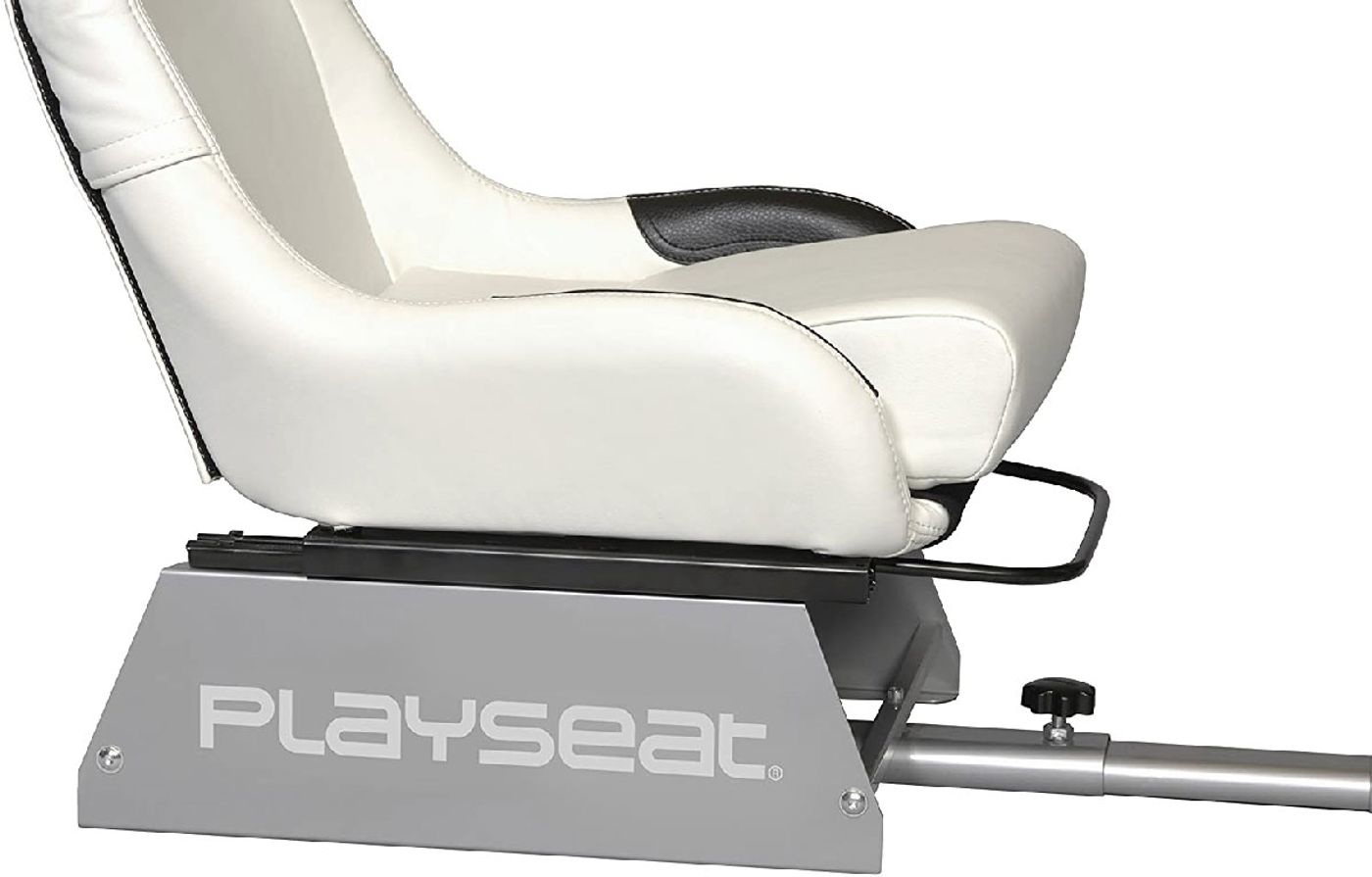 Playseat Seat Slider fitted beneath the seat base of a Playseat racing chair
