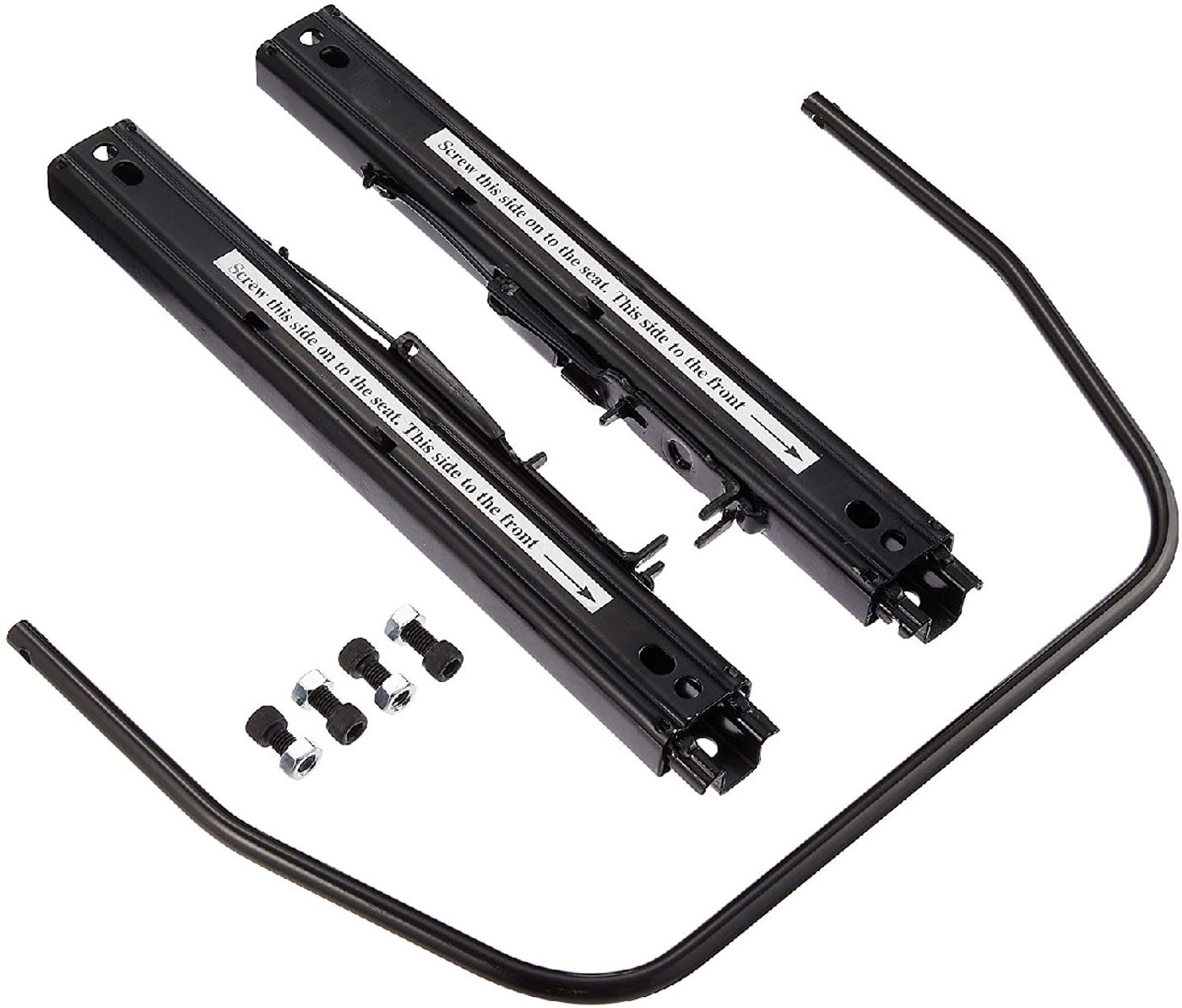 All components supplied in the Playseat Slider Kit laid out together