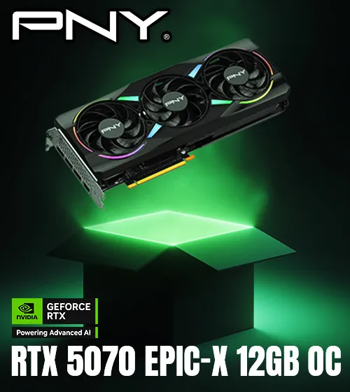 PNY GeForce RTX 5070 Epic X 12GB OC