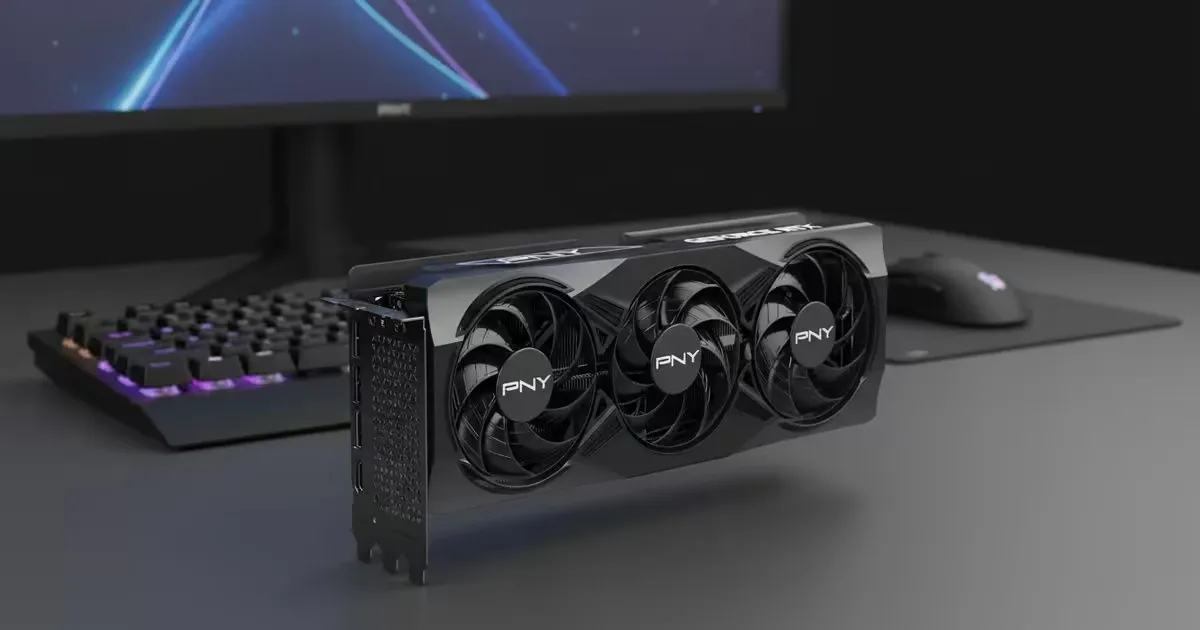 PNY GeForce RTX 5070 Ti 16GB GDDR7 Overclocked GPU | Evetech