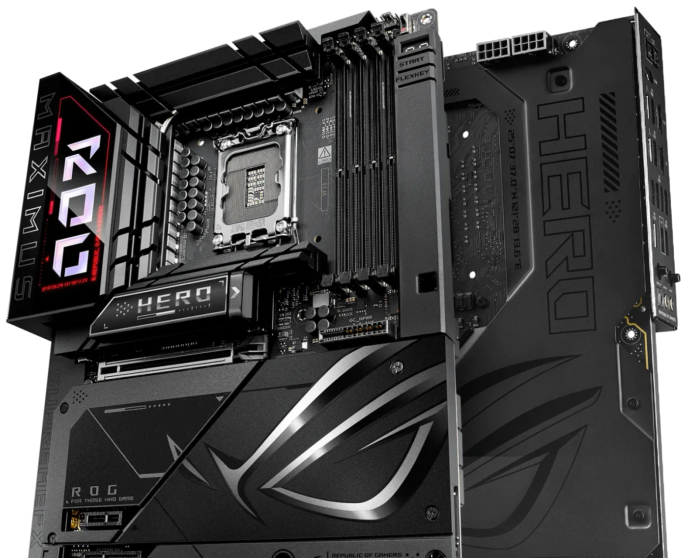 The ROG Maximus Z890 Hero BTF features 22+1+2+2 power stages