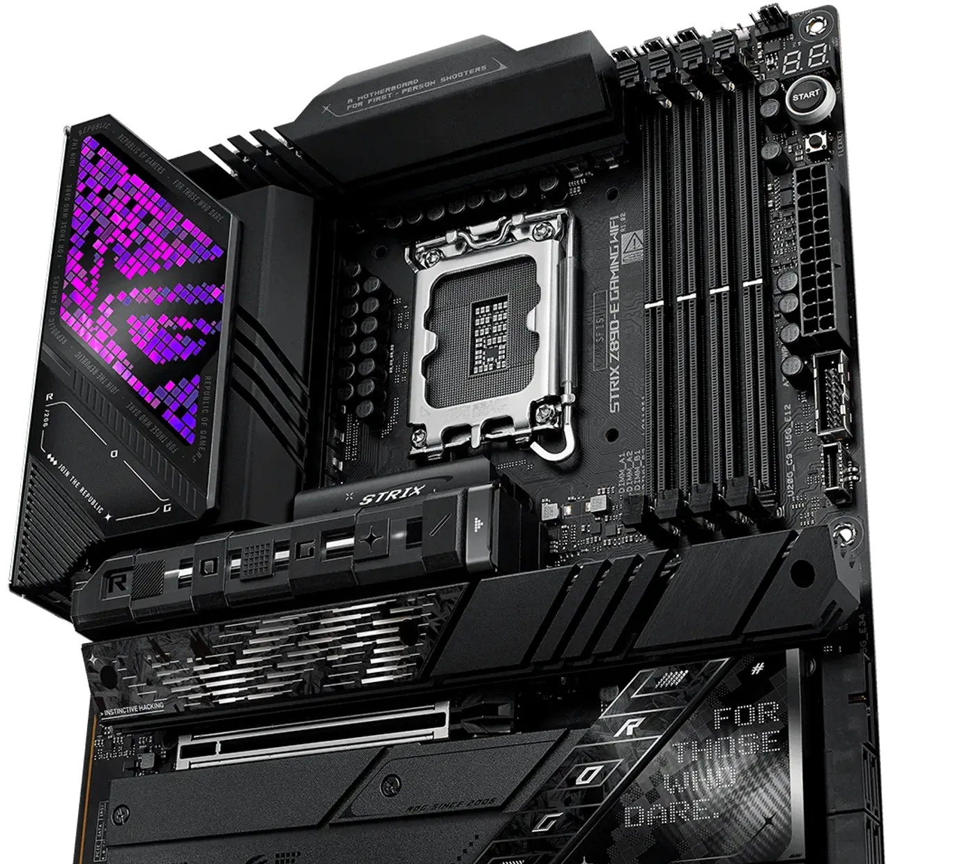 The ROG Strix Z890-E features 16+2+2 power stages rated for 110 amps.