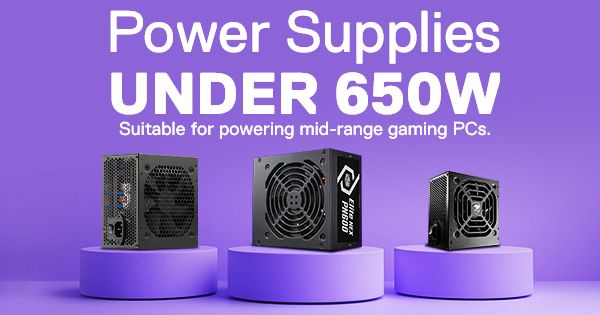 Affordable Power Supply Under 650W | High Efficiency & Reliability