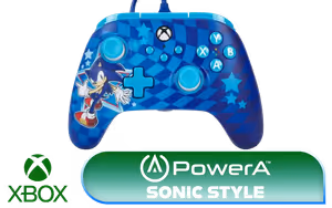 PowerA Advantage Wired Xbox Controller - Sonic Style PowerA Advantage Wired Xbox Controller - Sonic Style - Image 1