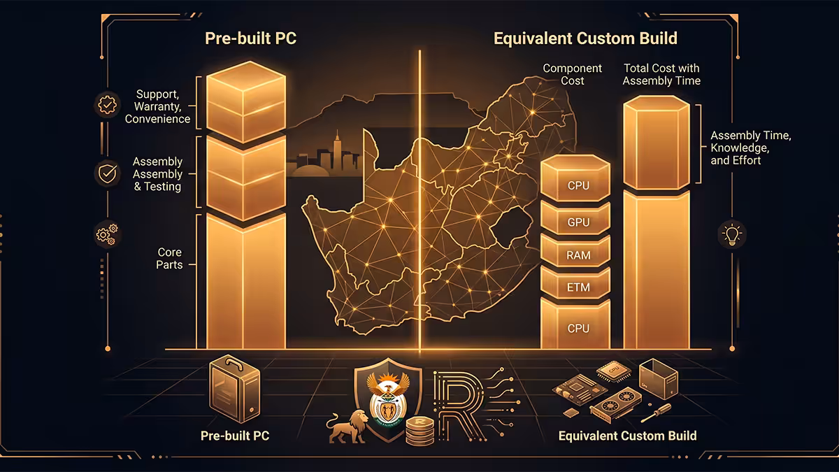 Pre-built vs custom PC cost comparison