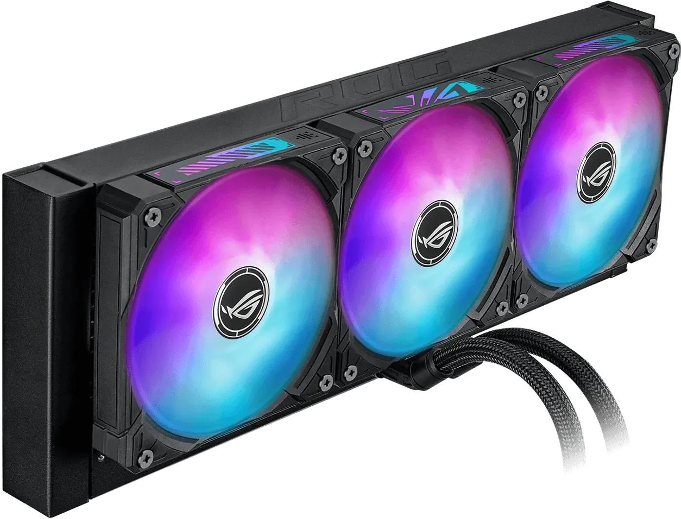 Pre-installed daisy-chained ARGB fans simplifying single-cable connection