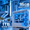 Ryzen 5 7500X3D + RTX 5060 White Gaming PC - image 7