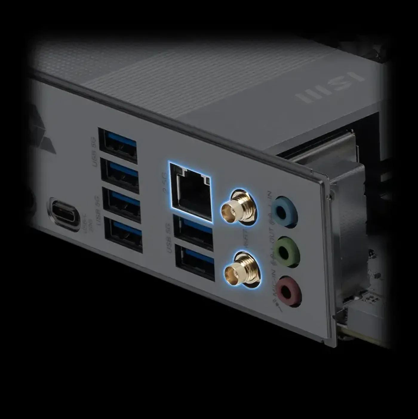 MSI high-bandwidth networking hardware components for low-latency and fast data transfer