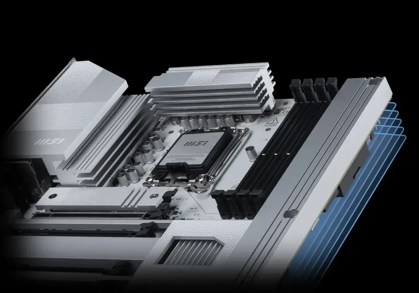 Cross-section illustration of an optimized 6-layer server-grade PCB