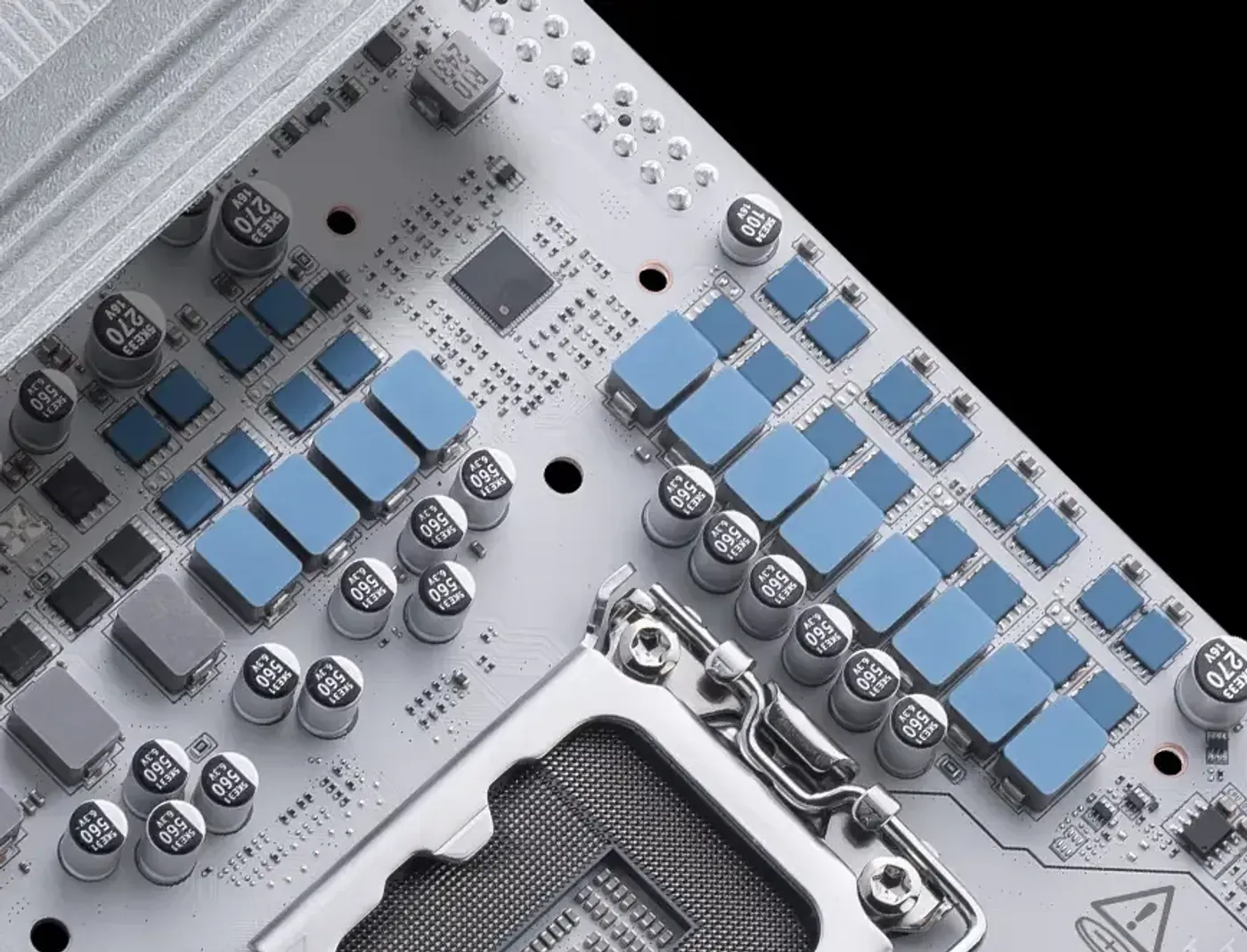 PRO Z890-S WIFI PZ flagship VRM design with 12+1+1+1 digital power phases
