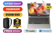 Proline Thinline V14 Core i7 Laptop with 32GB RAM & 512GB SSD - image 1