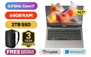 Proline Thinline V14 Core i7 Laptop with 64GB RAM & 2TB SSD - image 1