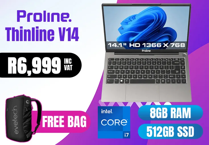 Proline Thinline V14 Core i7 8GB RAM & 512GB SSD