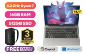 Proline Thinline V14 Ryzen 7 Laptop with 16GB RAM & 512GB SSD - image 1