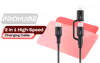 Promate PowerLink-CCi 60W 2-in-1 Charging Cable - image 1