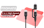 Promate PowerLink-CCi 60W 2-in-1 Charging Cable - image 1
